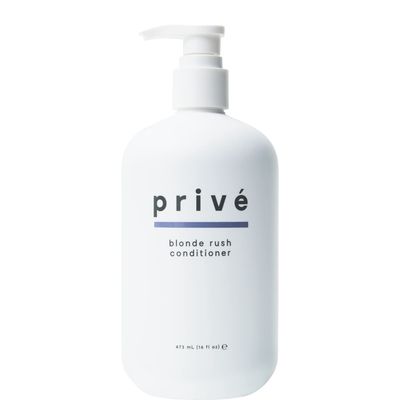 Prive Blonde Rush Conditioner - Purple for Hair Brass Off, Damage Repair Keep Your Catwalk Cool and Fabulous Moisturizing Blue (16oz)