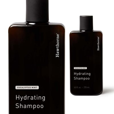Hawthorne Men&#39;s Daily Hydrating Shampoo. For Stronger, Healthier Hair with Pure Argan Oil and Coconut Oil. Mint and Eucalyptus Scent. Sulfate Free, Paraben Free. 8 fl. oz.