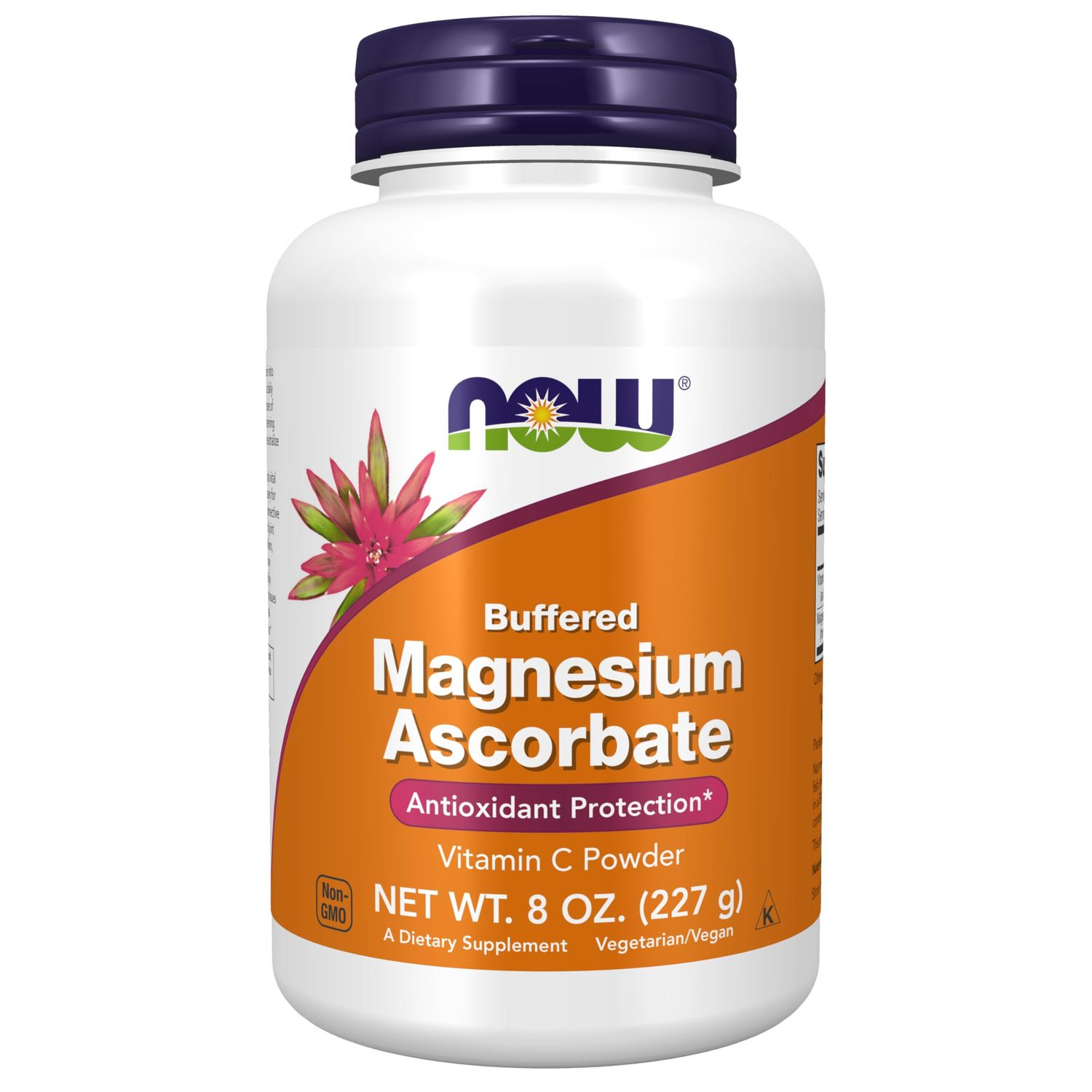 NOW Foods Supplements, Magnesium Ascorbate Powder, Buffered, Antioxidant Protection, 8-Ounce