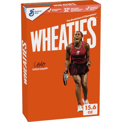 Wheaties Breakfast Cereal, Breakfast of Champions, 100 Whole Wheat Flakes, 15.6 oz