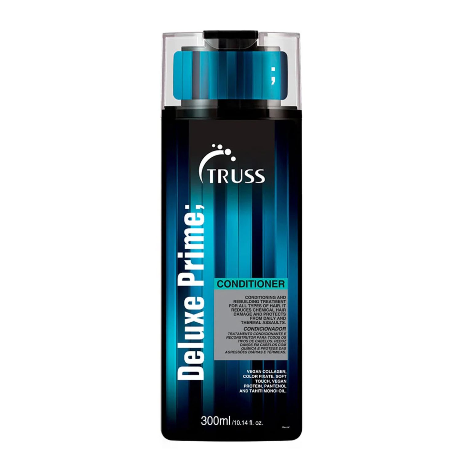 TRUSS Deluxe Prime Conditioner - Deep Conditioning Treatment, Hair Repair Hair Softener with an Anti Fading Action - Seal Cuticles Reduce Damage Caused by Chemical Treatments (10.14oz)