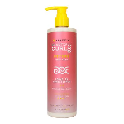 Alaffia Hair Care, Beautiful Curls, Leave in Conditioner for Tight Curls, Thick Curly Hair Products, Shea Butter, Vitamin E Coconut Oil, 12 Fl Oz