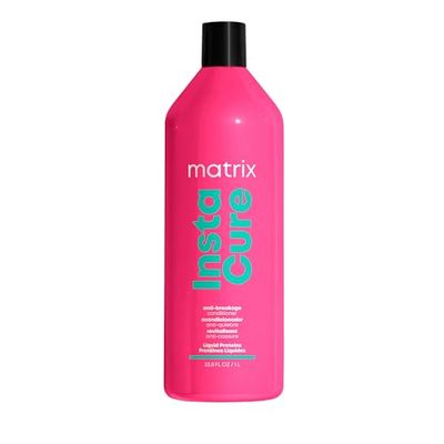 Matrix Instacure Anti-Breakage Conditioner Repairs, Strengthens Nourishes Hair Reduces Prevents Breakage Frizz For Dry, Damaged, Color Treated Brittle Hair Vegan