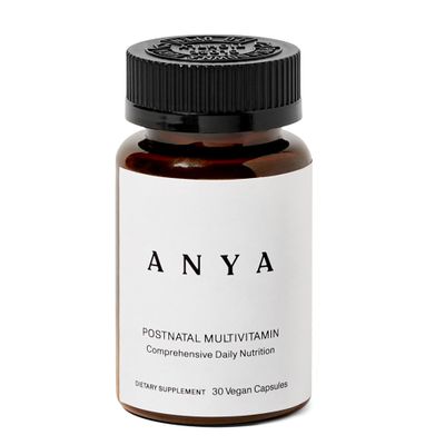 ANYA Postpartum Multivitamin, Postnatal Vitamin for Women Breastfeeding, 30 Capsules - Vitamins A, C, D3, Zinc, B12, Biotin, Folate and Iron - 100 Vegan, Non-GMO, Gluten Free, Mothers Day Gifts