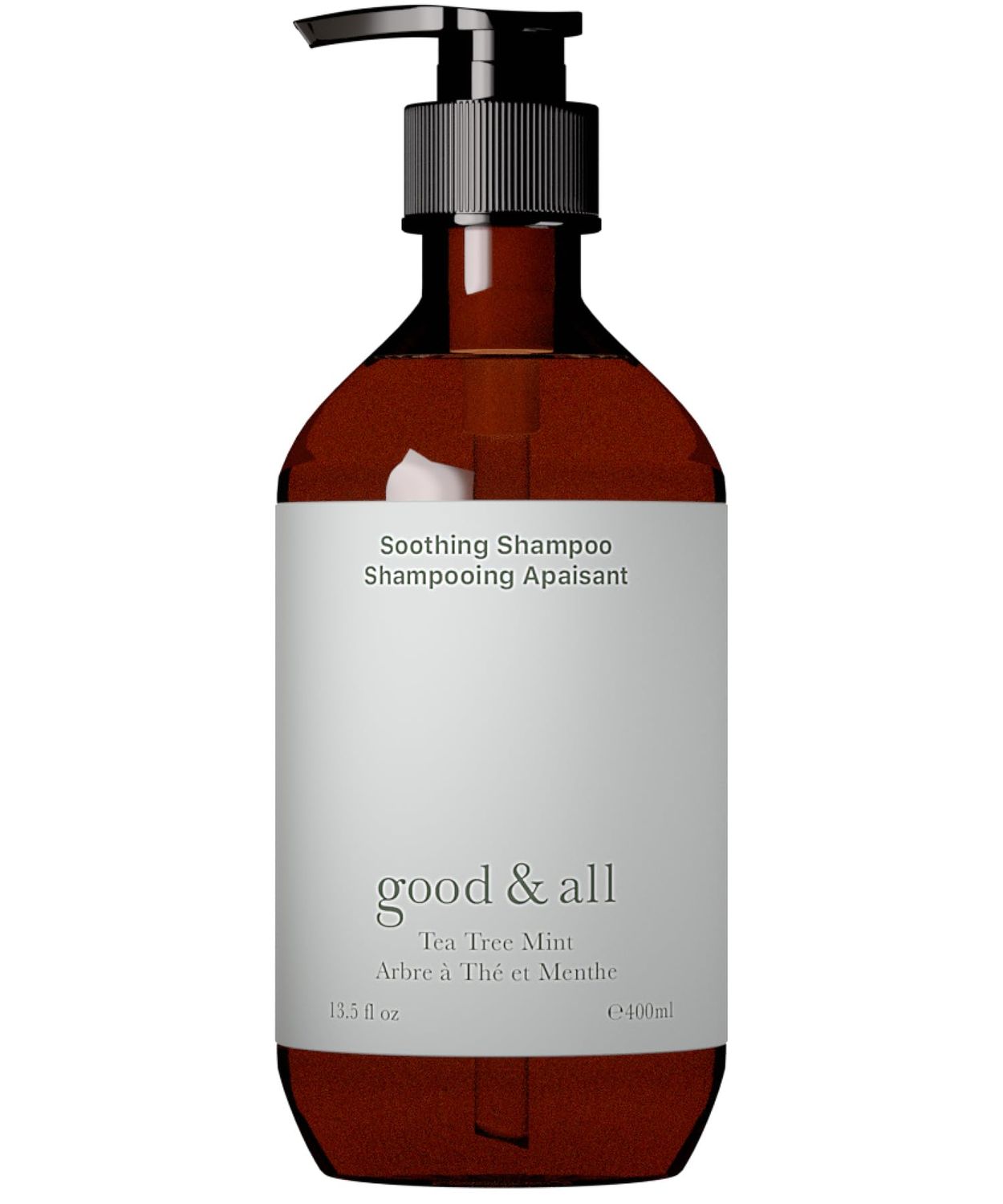 GOODALL Tea Tree Shampoo for Dry Itchy Scalp with Peppermint - Sodium Lauryl SulfateSulphate, Silicone, Paraben, Fragrance Free - 13.5 fl oz