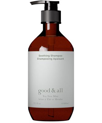 GOODALL Tea Tree Shampoo for Dry Itchy Scalp with Peppermint - Sodium Lauryl SulfateSulphate, Silicone, Paraben, Fragrance Free - 13.5 fl oz