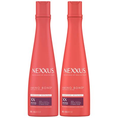 Nexxus Conditioner Amino Bond for All Types of Damaged Hair with Amino Acids Keratin Protein 13.5 oz (Pack of 2)