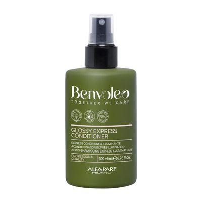 Alfaparf Milano Benvoleo Glossy Express Conditioner for Dull Hair - Clean, Vegan, Sustainable Hair Care - Provides Softness and Radiance - Paraffin Free - Natural Ingredients - 6.76 FL. Oz.