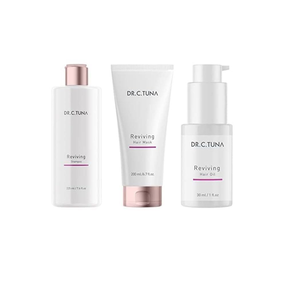 FARMASi Dr C Tuna, Advanced Reviving Shampoo and Hair Mask with Capixyl and Trichogen for Hair Growth Shampoo 7.6 fl oz 225 ml Mask 6.7 fl.oz 200 ml