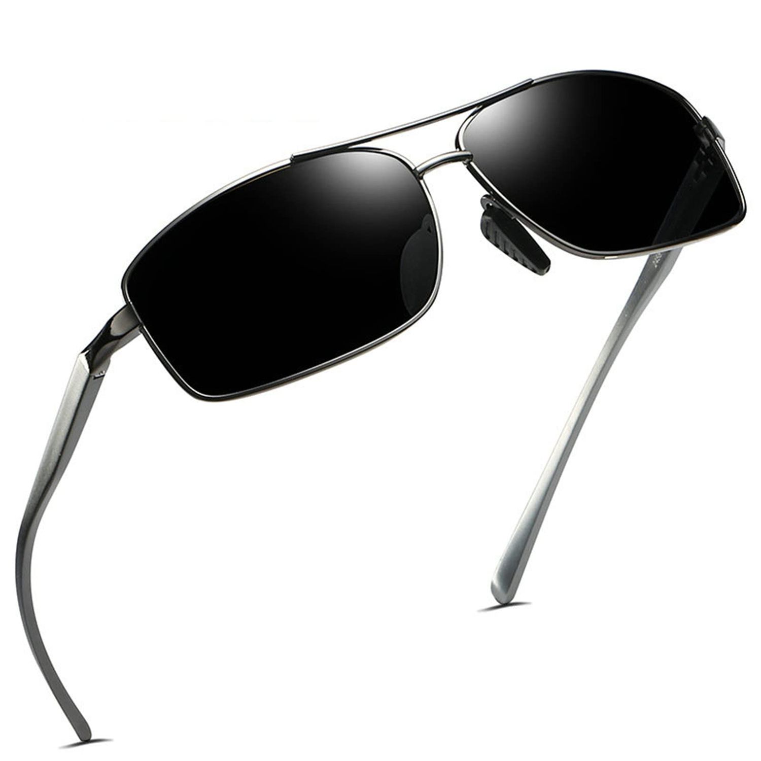 willochra Sports Aluminum magnesium Polarized Reading Glasses Sunglasses For Men Women Full Lens Magnification Sunglass Readers (black, 2.0, multiplier_x)