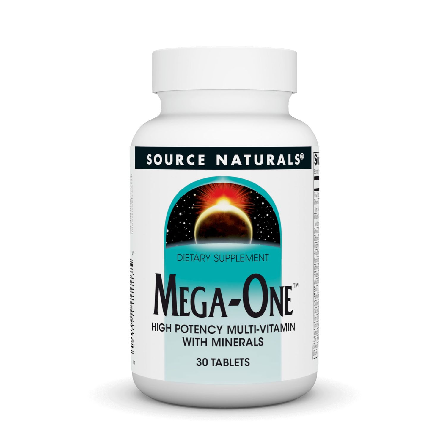 Source Naturals Mega-One Multi-Vitamin with Minerals - 30 Tablets