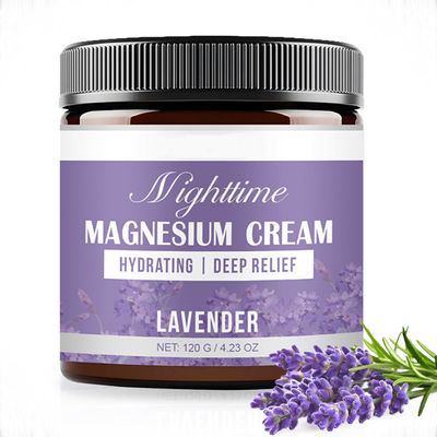 EELHOE Magnesium Cream for Sleep and Muscle Relief - Nighttime Magnesium Body Butter Soothing Lavender Magnesium for Topical Night Calming Deep Relaxation Lotion