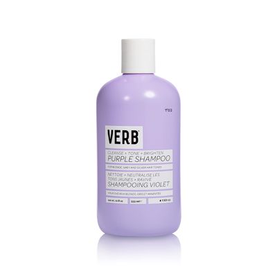 VERB Purple Shampoo - Vegan Toning Shampoo for Blonde, Grey and Silver Hair - Free of Harmful Sulfates and Paraben - Purple Color Corrector to Reduce Yellow Brassy Tones, 12 fl oz