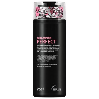 TRUSS Moisturizing Shampoo for Damaged Hair - Perfect Hair Shampoo for Women Men - Gentle Cleansing Frizz Control to Hydrate Strengthen - Provides Color Protection Shine (10.14 oz)