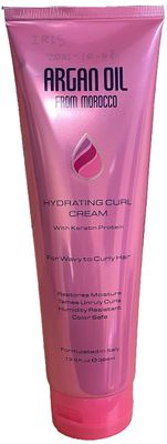 Argan Oil from Morocco Hydrating Curl Cream with Keratin Protein, 13 fl.oz. (384 ml)