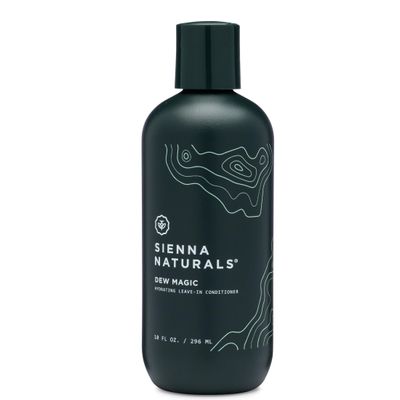 Sienna Naturals - Dew Magic Leave-In Conditioner - Lightweight Hydration, Smoothing Frizz Control - Strengthens, Softens Protects wBaobab Coconut Oil - Vegan - Great for Curly Hair - 11oz