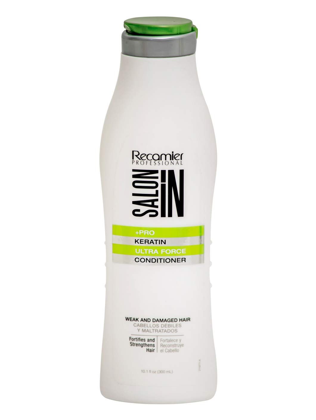 Recamier Salon In Keratin Ultra Force Conditioner Damaged Hair Acondicionador Cabello Maltratado 300mililiter