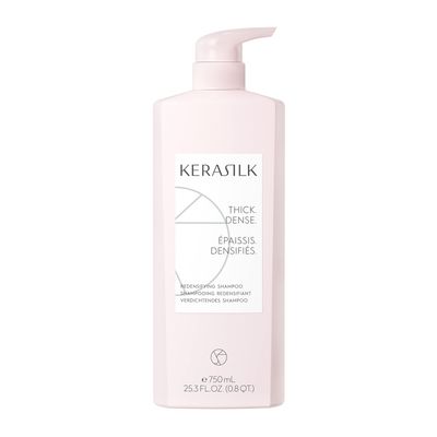 KERASILK Redensifying Shampoo Leaves Hair Feeling Fuller Thicker Plumps Hair at Root for Denser Looking Strands For Thinning, Weak Hair 750ml