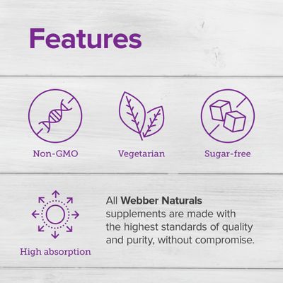 Webber Naturals Magnesium Citrate, 150 mg Per Capsule, 250 Capsules, High Absorption, Helps Support Bones, Teeth and Proper Muscle Heart Function, Gluten Dairy Free
