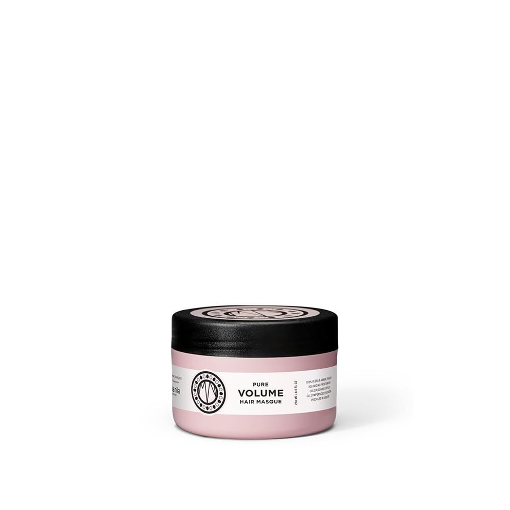 Maria Nila Pure Volume, Hair Mask 8.5 Fl Oz, Vitamin B5 Gives Volume to Thin Fine Hair, 100 Vegan SulfateParaben free