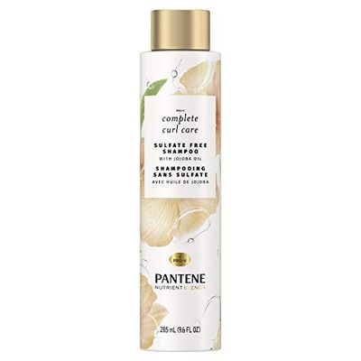 Pantene Nutrient Blends Shampoo, Complete Curl Care with Jojoba Oil, 9.6 fl oz