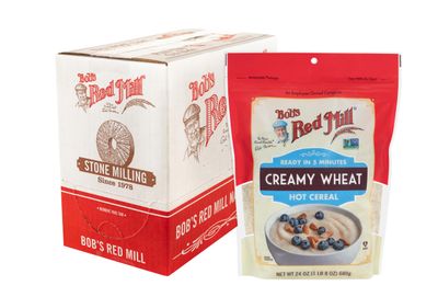 Bob&#39;s Red Mill Creamy Wheat Hot Cereal, 24 Oz (Pack of 4) - Vegan, Kosher