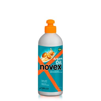 Novex Argan Oil Leave in Conditioner (10 oz) - Prevents Repairs Split Ends