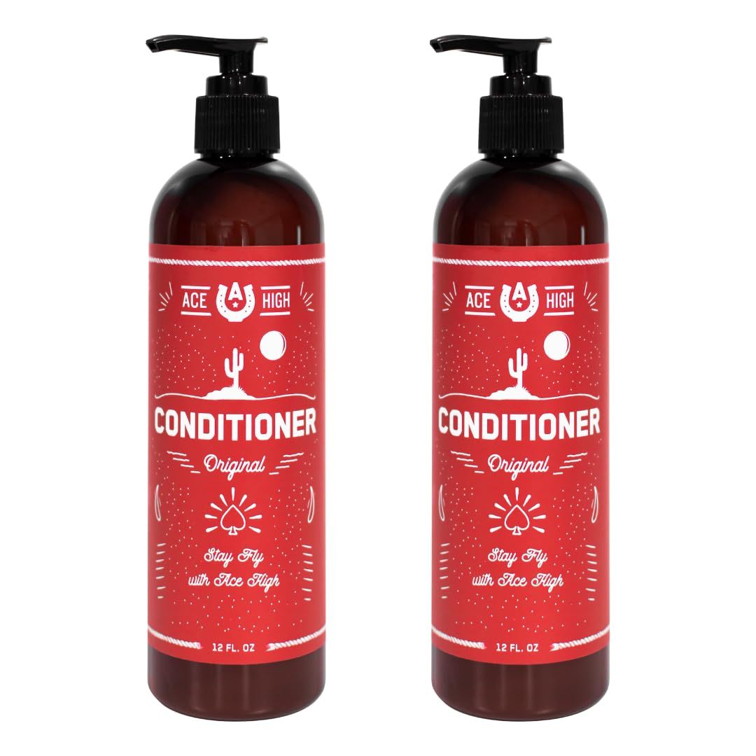 ace high Hair Conditioner 2-Pack, Hydrates and Softens, Promotes Scalp Health, Small Batch, Sulfate Free,12oz