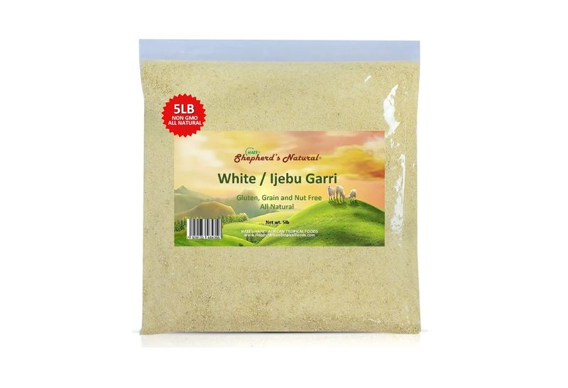 Ijebu GarriGari 5 lb 80 oz bag by HATF's Shepherd's Natural, 100 All Natural