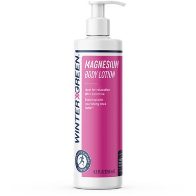 Wintergreen Magnesium Lotion, Pure Magnesium PCA, Shea Butter, Arnica Montana, Seed Oil, Vitamin E, 8.5 Fl Oz (250 ml)
