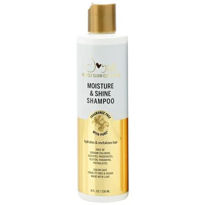 Joyce Giraud Miracle Elixir Moisture Shine Shampoo, Hydrates Protects Color, Unscented, 8 Fl. Oz