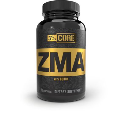 5 Nutrition Core ZMA (with Boron) Promotes Recovery by Restoring Levels of Zinc, Magnesium Vitamin B-6 (90 Capsules)