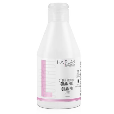 Salerm - Keratin Shampoo - Lisos Hair Lab Shampoo - 300 ml - Controls Hair Frizz - Smooth and Straight Hair - With Heat Protector - Eases Styling - Sulfate-Free and Paraben-Free Shampoo