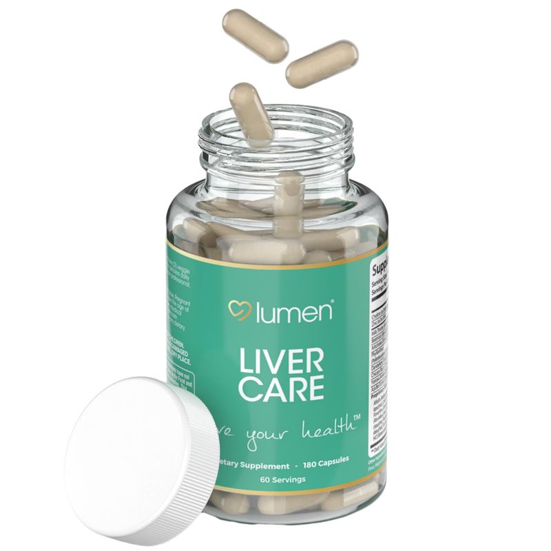 Lumen Naturals Liver Care for Women - with Milk Thistle, Dandelion, Zinc Beetroot - Renewal Support Supplement (180 Count (Pack of 1))