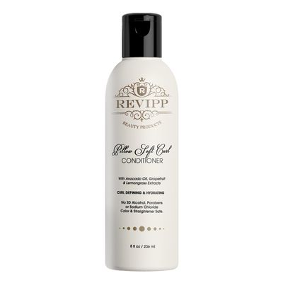 REVIPP Beauty Deep Conditioner for Dry Damaged Curly Hair 8fl oz Curl Defining Hydrating Conditioner with Avocado Oil, Grapefruit, Lemongrass