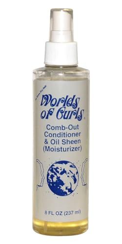 Worlds Of Curls Comb Out Conditioner, Regular, 8 Oz (STW21-1)