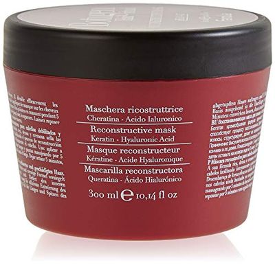 Fanola Botugen Botolife Mask Ph 4.5 Reconstructive Mask with Botolife, Keratin and Hyaluronic Acid for Brittle and Damaged Hair 300ML