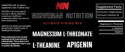 The Greatest Combo? Magnesium L-Threonate, Apigenin and Theanine! Extreme Purity and Only The Real Deal for Sleep and Cognitive Function Recomended by Huberman