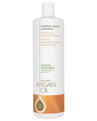 One &#39;n Only Moisture Repair Shampoo with Argan Oil, Rebalances Hair Moisture Levels, Adds Volume and Shine, Repairs Damage from Chemicals and Heat Styling, 33.8 Fl. Oz
