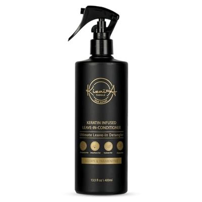 KizaiaCare Moisturizer Leave-in Detangler Daily use for dry, tangle, matted, frizzy hair Adds shine, and heat protection with Vitamin B5 For all hair types, sulfate silicone-free.