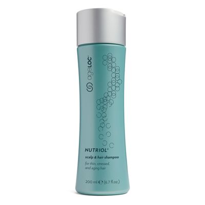 Nu Skin ageLOC Nutriol Scalp Hair Shampoo 6.7 fl. oz Fuller Hair Formula with Vitamin E Antioxidants Nourishes Dry Damaged Hair Safe for Color-Treated Hair Daily Use for All Hair Types