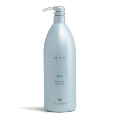 Nu Skin ReNu Smoothing Shampoo - Sulfate-Free Color Safe Paraben-Free Shampoo for Dry Hair and Frizz Control Enriched with Panthenol for Soft Hair Self Care Hair Products 33.8 fl.oz.