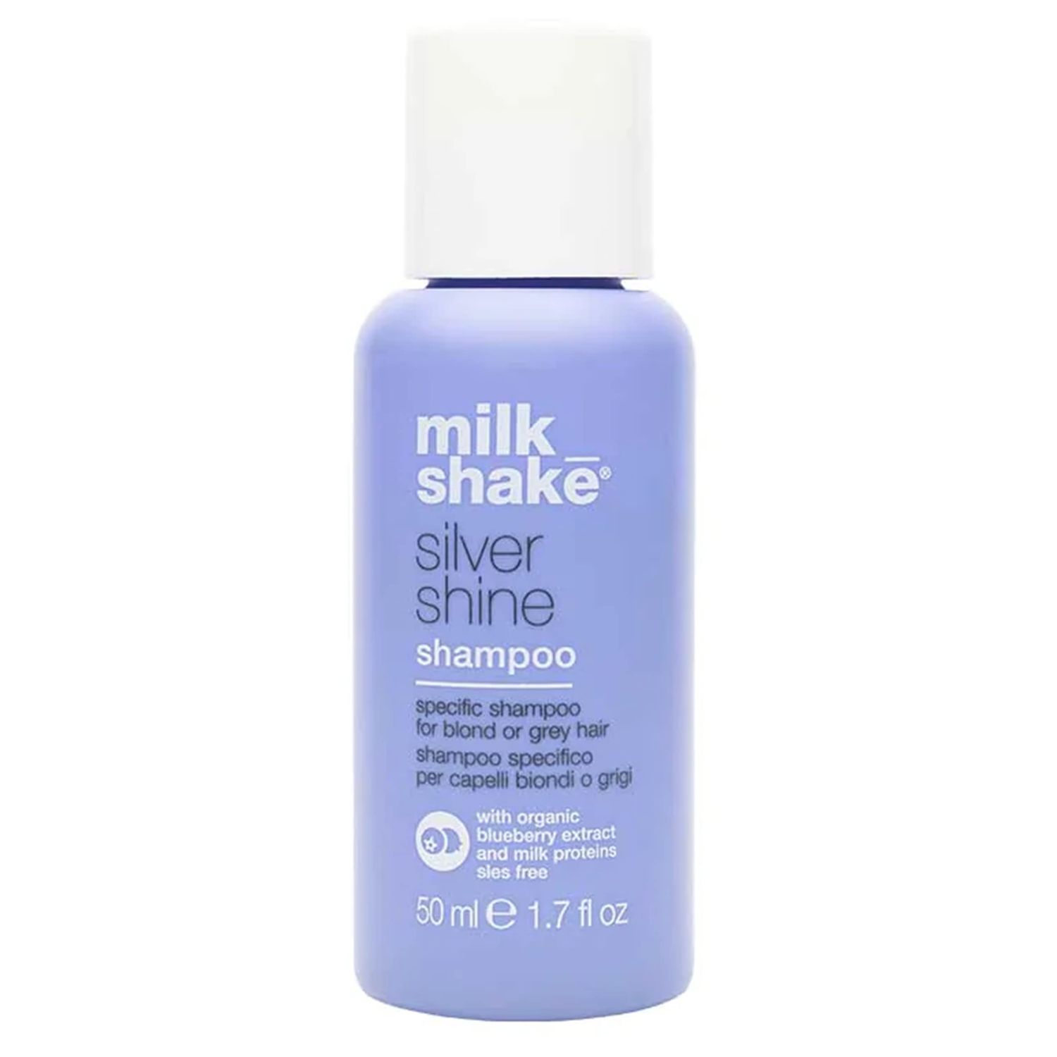 milk_shake Silver Shine Purple Shampoo for Blonde Hair - Blonde Shampoo for Brassy Hair 100 SLES-Free 1.7 Fl Oz