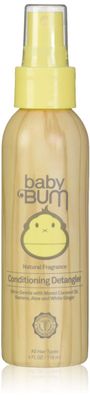 Baby Bum Baby Bum Conditioning Detangler Spray - Leave-in Conditioner Natural Fragrance - Gentle Safe With Soothing Coconut Oil - 4 Fl Ounce, 4 Fluid Ounce (Pack Of 6)