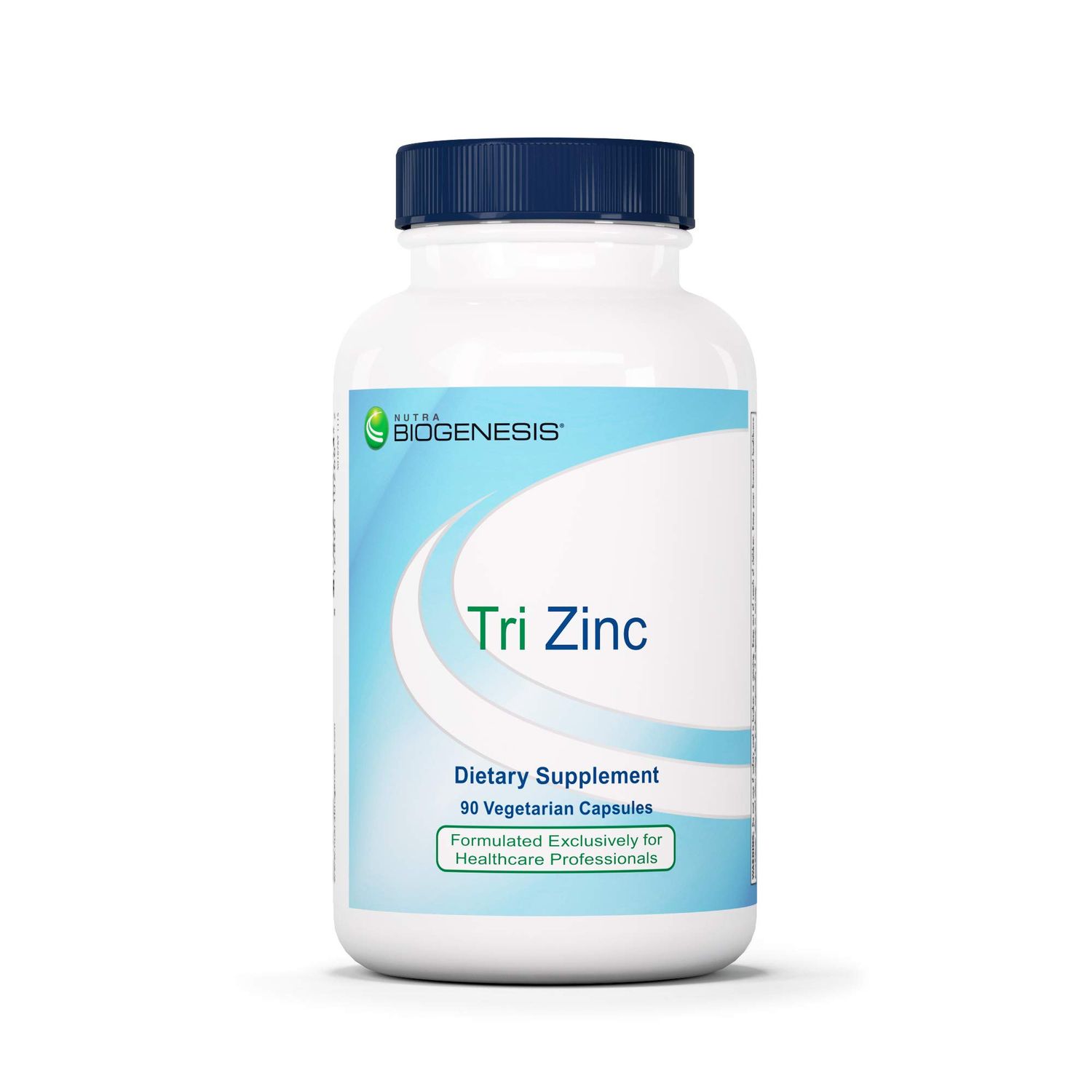 Nutra Biogenesis Tri Zinc - Supplements for Men and Women, Chelated Zinc Glycenate and Copper for Natural Immune Support, Skin Health - 90 Capsules