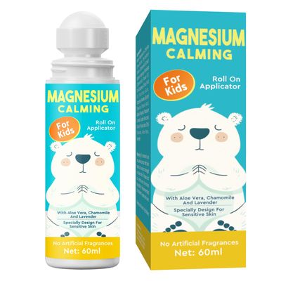 Hajoyful Kids Magnesium Lotion, Magnesium Cream for Sleep, Roll-on Applicator, Relaxation Formula for Bedtime, Sweet Sleep for Childs
