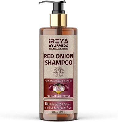 Red Onion Shampoo for Hair Growth with Black Seed Oil, Onion Extract Jojoba Oil (200ml6.76oz)