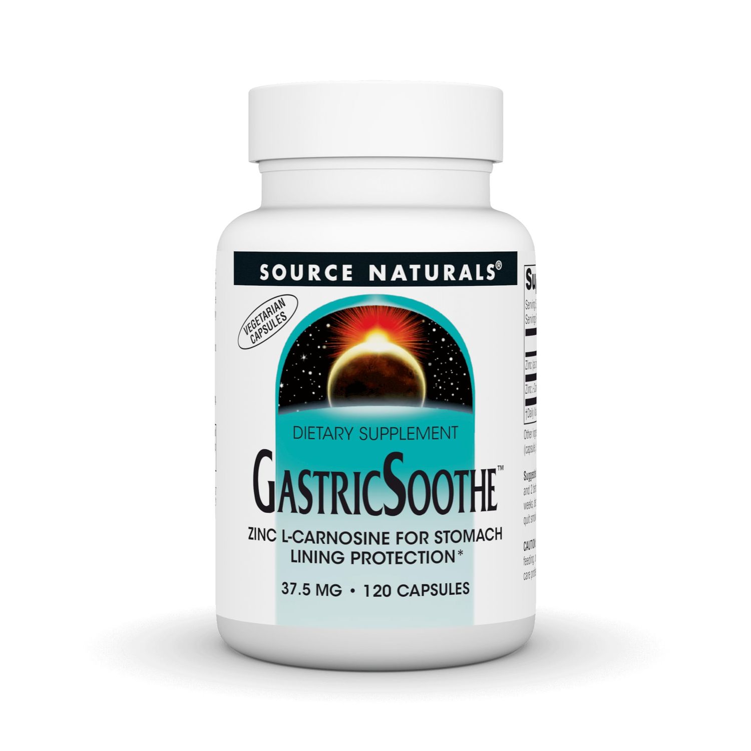 Source Naturals GastricSoothe Zinc L-Carnosine - 120 Veggie Caps