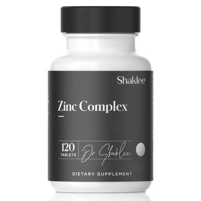 Shaklee - Zinc Complex - Boosts Enzyme Activity, Protein Synthesis - 120 Tablets