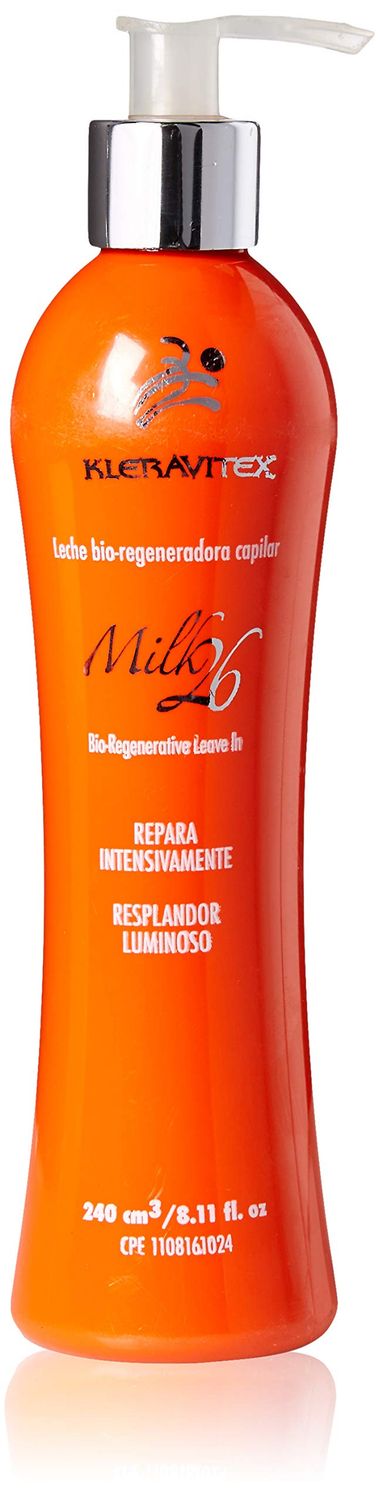 Kleravitex Milk 26 Leave In Conditioner - 8.11 Oz - Split End Repair for Damaged Hair - Promotes Hair Care, Volume Growth